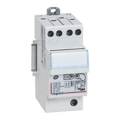 003951 - Pluggable and self-protected single-phase surge arrester type 2 12kA 230V - 003951 - Legrand - Pluggable and self-protected single-phase surge arrester type 2 12kA 230V - 003951 - Legrand - 0