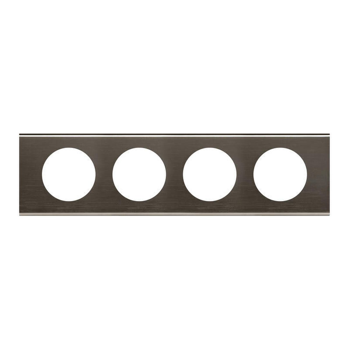 069034 - 4G PLATE BLACK NICKEL - Legrand - 4G PLATE BLACK NICKEL - Legrand - 0