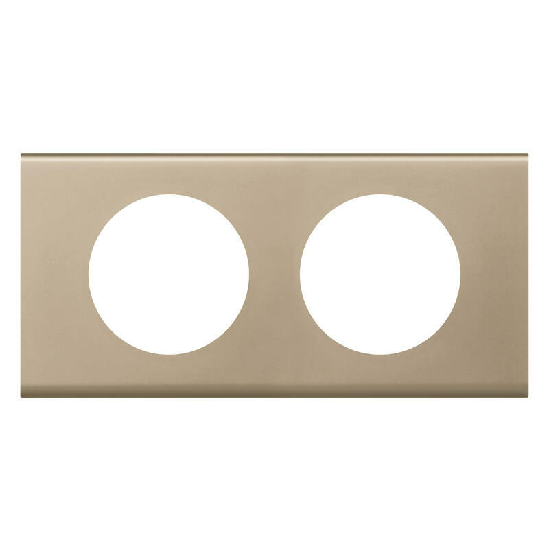 069112 - PLATE 2 GANG NICKEL VELVET - Legrand - PLATE 2 GANG NICKEL VELVET - Legrand - 0